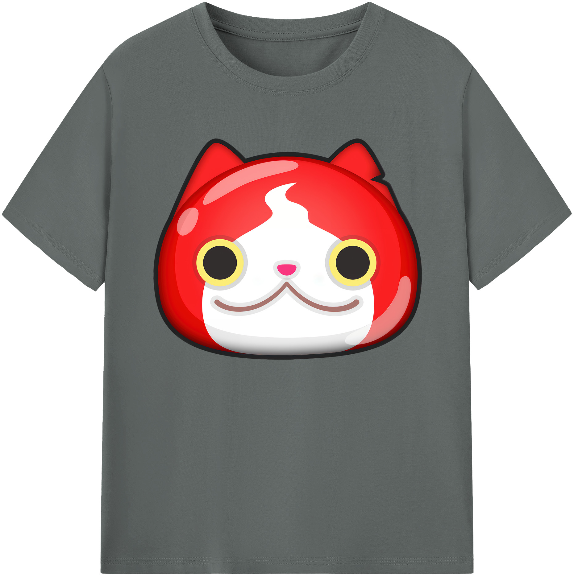 （画像用） 妖怪ウォッチ Yo-kai Watch 綿100％ メンズ半袖Tシャツ｜肌触りやわらか＆通気性